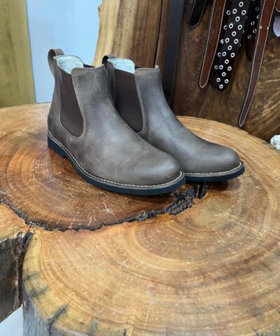 Bota Chelsea Masculina Marrom Stone Café