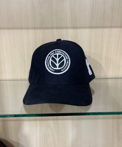 Boné New Holland Preto Selo "Construction and Agriculture" Bordado